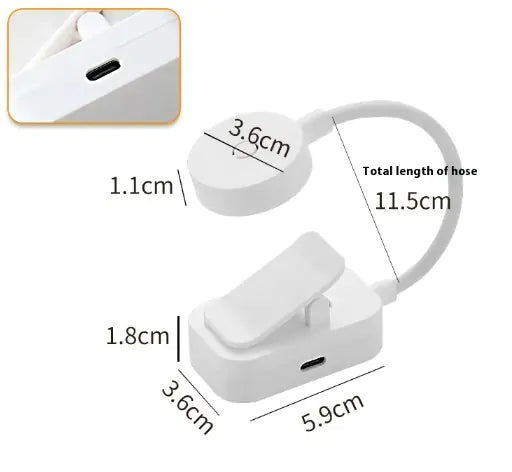 Folding Mini Clip Book Lamp | Portable LED Reading Light for Bed & Travel