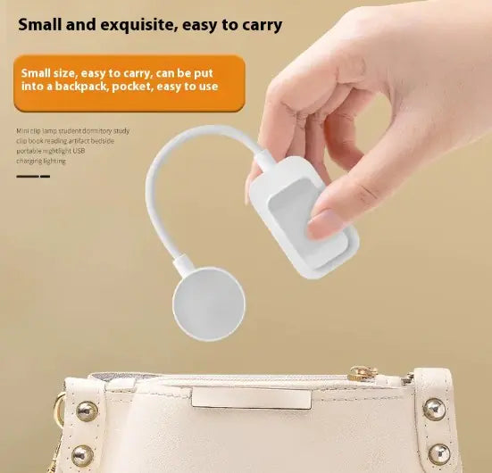 Folding Mini Clip Book Lamp | Portable LED Reading Light for Bed & Travel