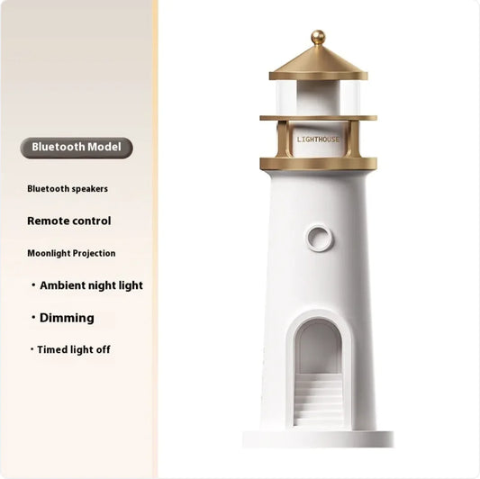 Lighthouse Night Light | Coastal LED Bedside Lamp for Bedroom, Nursery & Home Décor