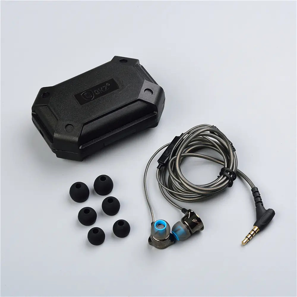Heavy Bass Wired Earbuds with Built-In Microphone ā Durable Metal Design