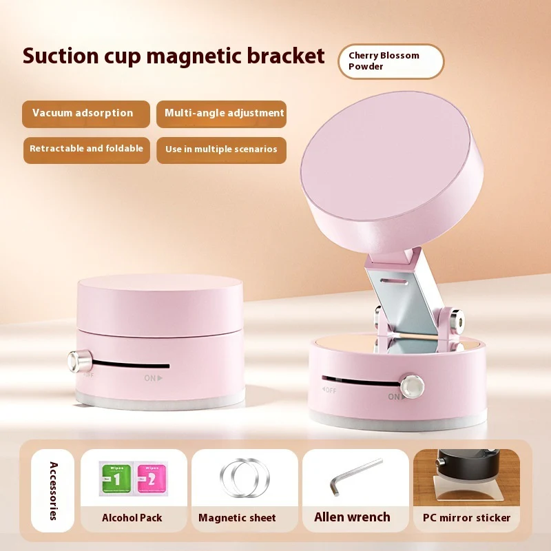 Foldable Magnetic Car Phone Holder | Suction Cup Mount for Hands-Free Smartphone Navigation