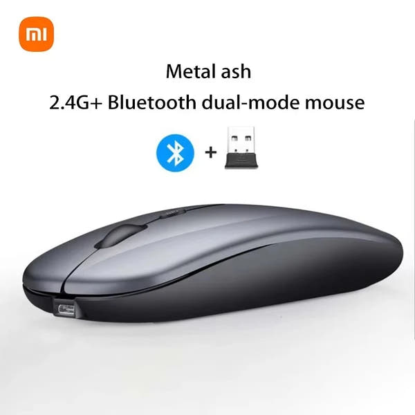 Xiaomi MIJIA Dual-Mode Wireless Mouse | Rechargeable, Portable & Silent for Work & Travel