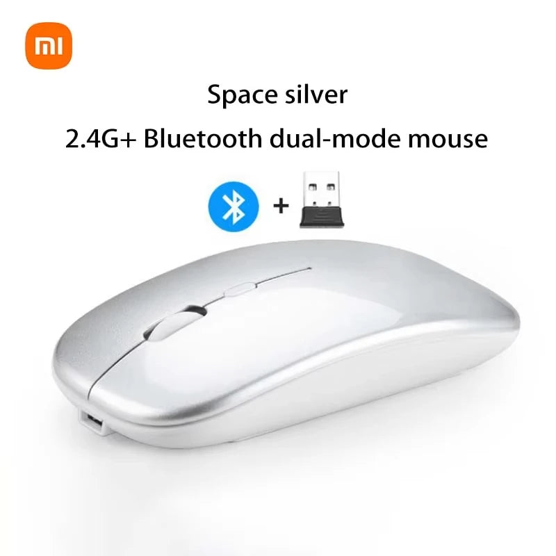Xiaomi MIJIA Dual-Mode Wireless Mouse | Rechargeable, Portable & Silent for Work & Travel