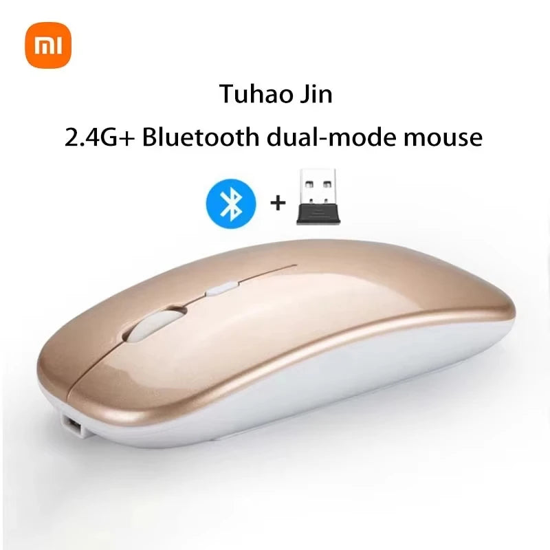 Xiaomi MIJIA Dual-Mode Wireless Mouse | Rechargeable, Portable & Silent for Work & Travel