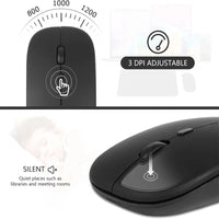 Xiaomi MIJIA Dual-Mode Wireless Mouse | Rechargeable, Portable & Silent for Work & Travel