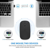 Xiaomi MIJIA Dual-Mode Wireless Mouse | Rechargeable, Portable & Silent for Work & Travel