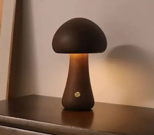 Modern Mushroom Table Lamp | Retro LED Bedside Light for Bedroom & Living Room Décor